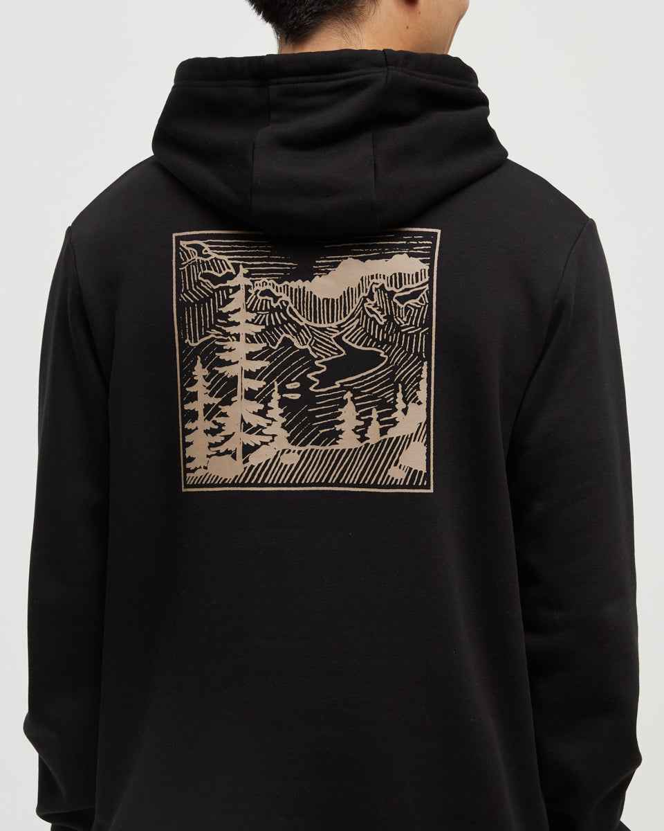 Etched Mountain Hoodie