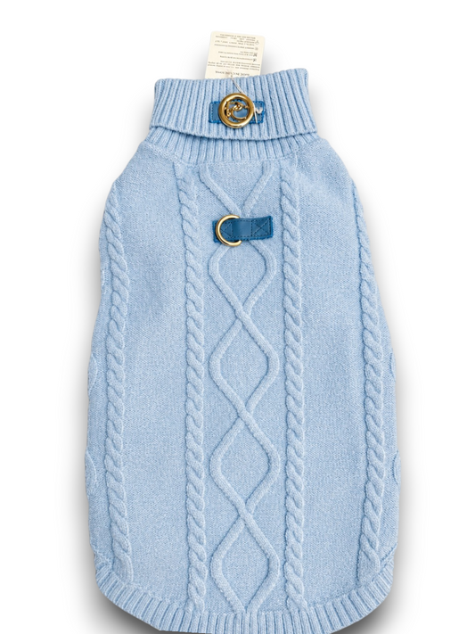 Blue Sweater with D-ring