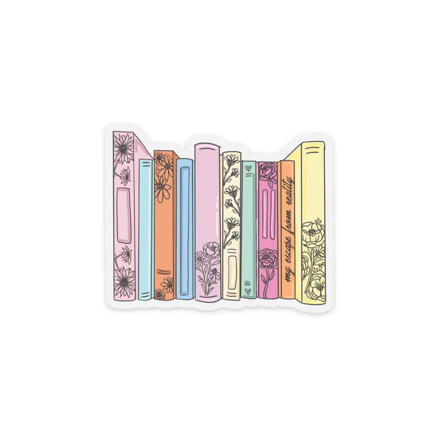 My Escape From Reality Book Matte Sticker