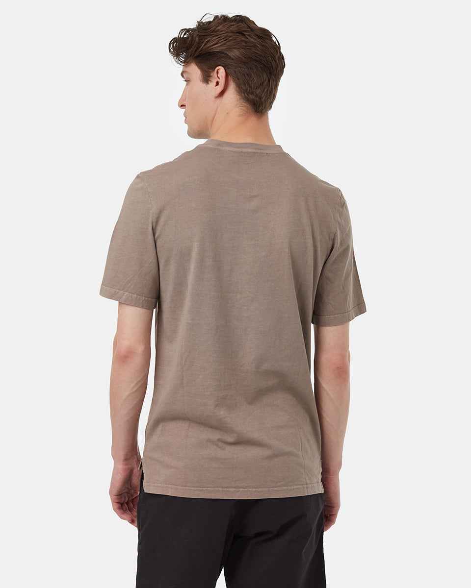 Regenerative Cotton Step Hem T-Shirt