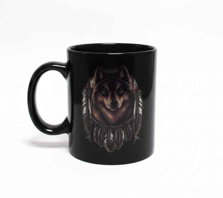 OLDTRIBES™ Southwestern Style Black Ceramic mug