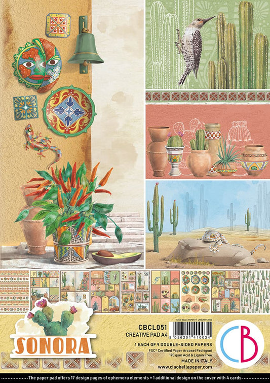 Ciao Bella Sonora Creative Pad A4 9/Pkg