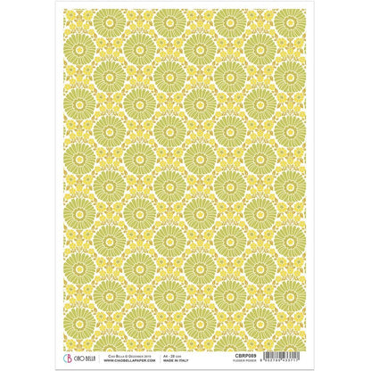 Ciao Bella Rice Paper A4 Flower Power