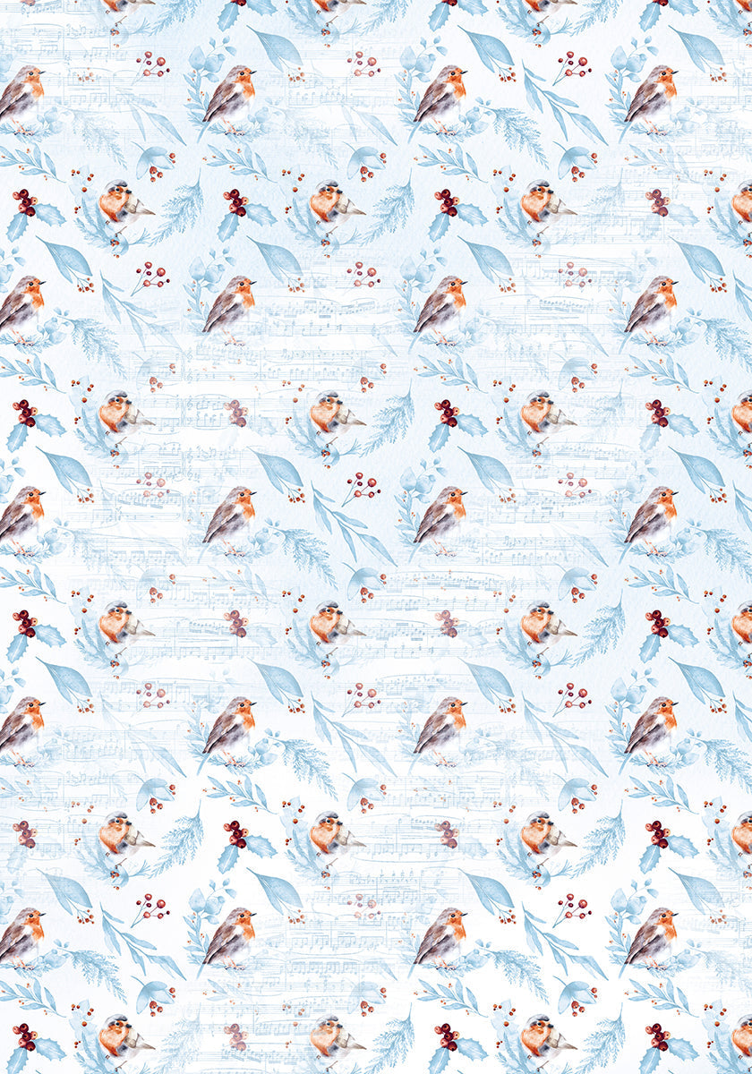 Ciao Bella Vellum Winter Journey Paper Patterns A4 6/Pkg