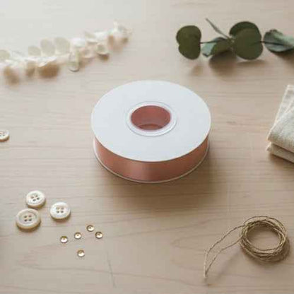 30 Meter Double Face Peach  #720 Ribbon Roll