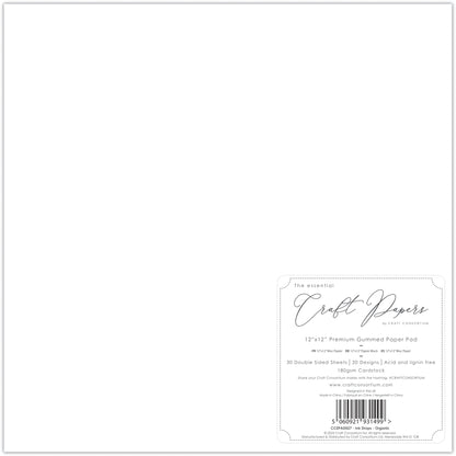 Craft Consortium Ink Drops - Organic - 12x12 Paper Pad