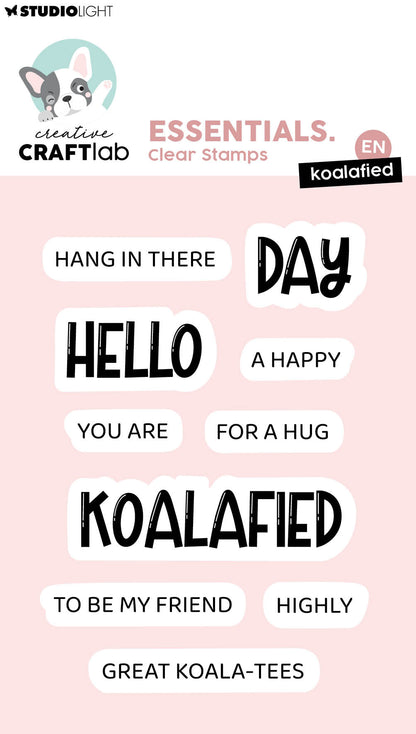 CCL Clear Stamps Koalified Essentials
