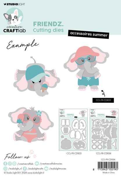 CCL Cutting Die Accessories Summer Friendz 20 PC