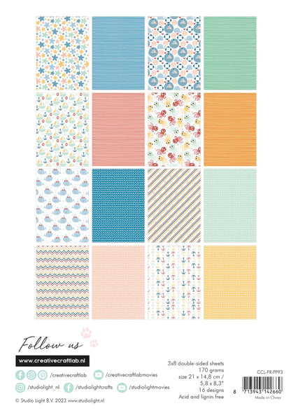 CCL Paper Pad Sea You Friendz 210x148xmm 24 SH nr.93