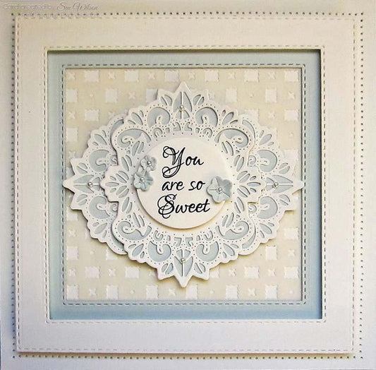 Dies by Sue Wilson Filigree Artistry Collection Diagonal Background