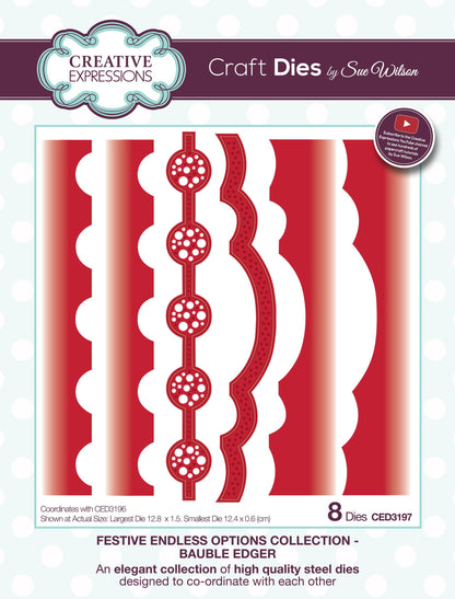 Dies by Sue Wilson Festive Endless Options Bauble Edger