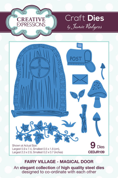 Creative Expressions Jamie Rodgers Fairy Village Magical Door Craft Die