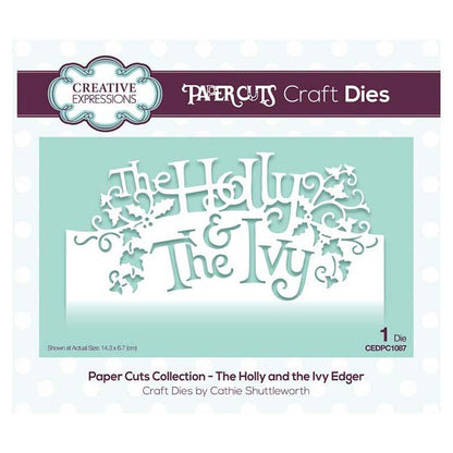 Creative Expressions Paper Cuts Collection - The Holly and the Ivy
