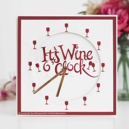 Paper Cuts Collection - Wine O'Clock Edger