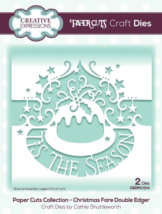 Creative Expressions Paper Cuts Christmas Fare Double Edger Craft Die