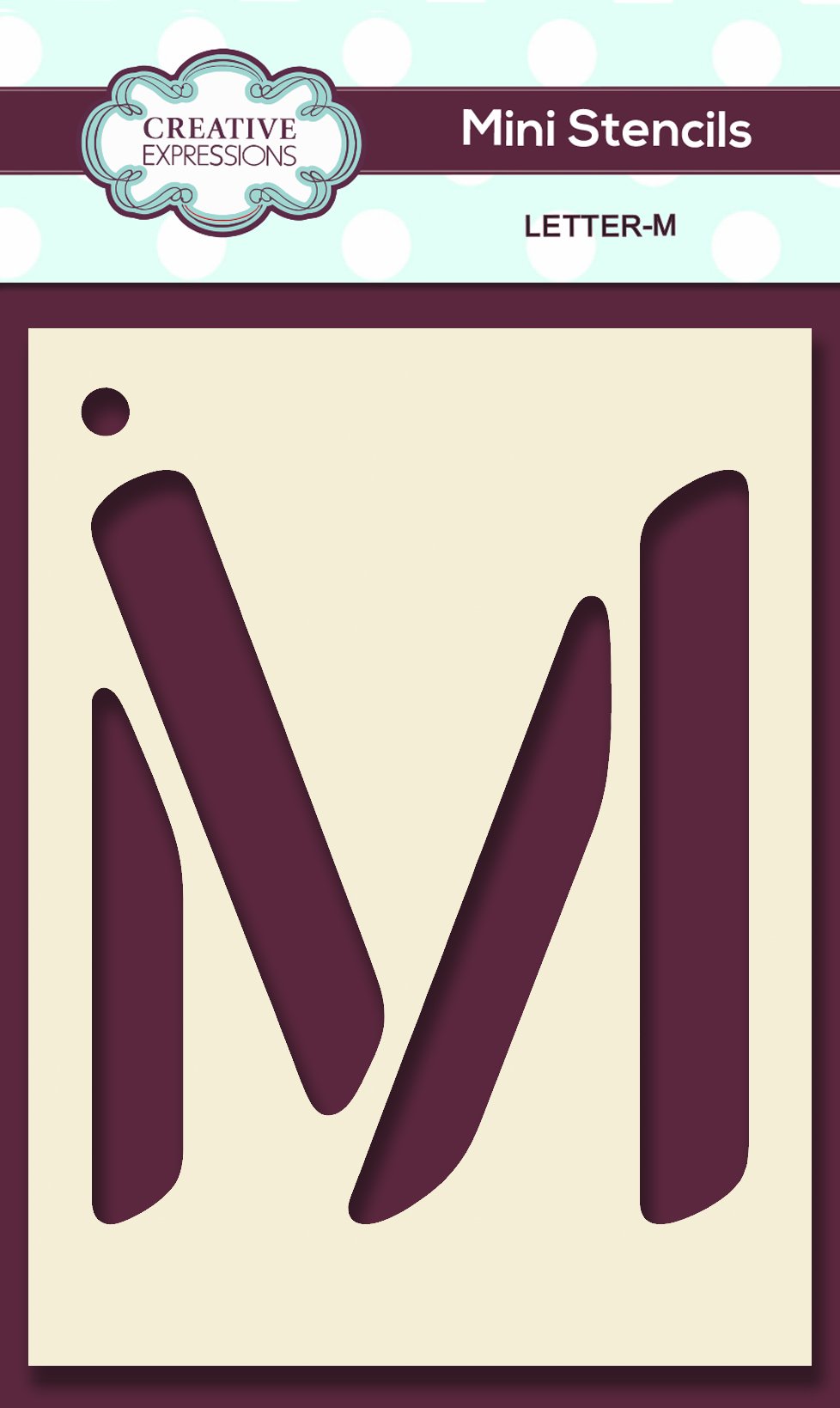 Mini Stencil Upper Case Letter
