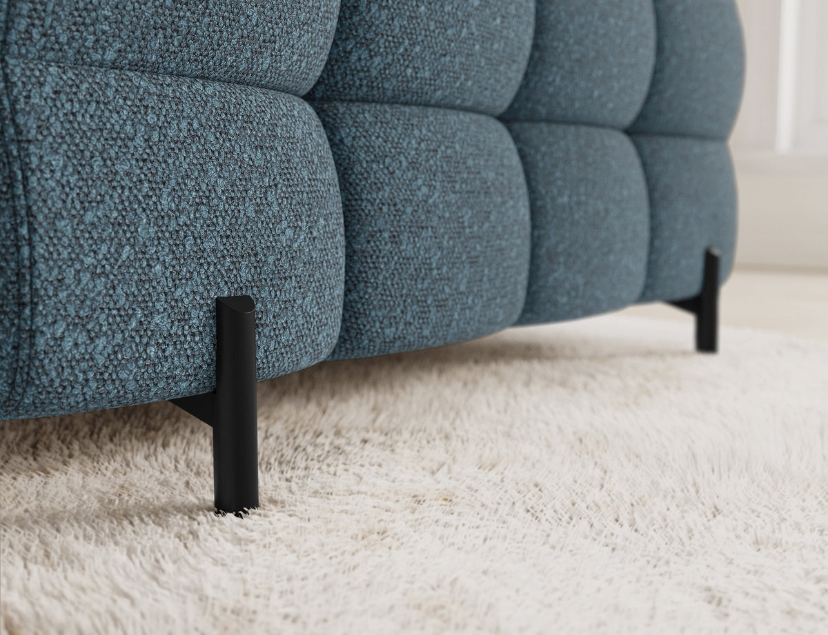 Fectory Sectional Storage Sleeper Chaise Sofa - Blue
