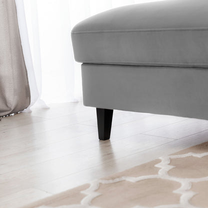 Foble Sectional Storage Sleeper Chaise Sofa - Light Grey