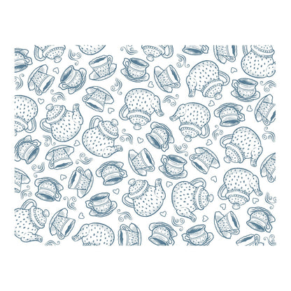 Tea Time Background Photopolymer Stamp Set (1pc)