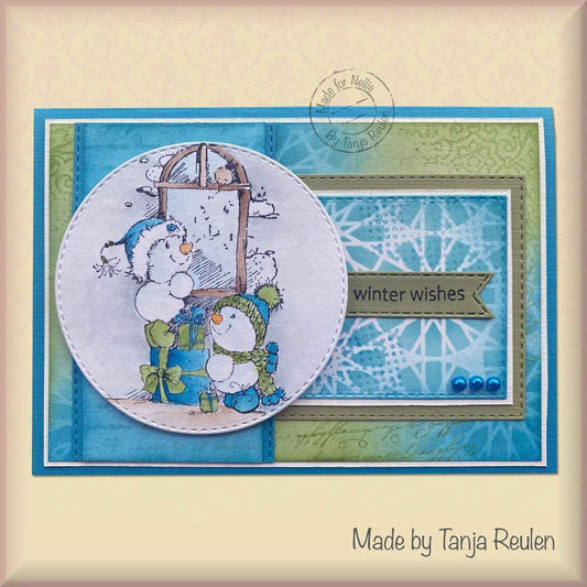 Nellie's Choice Mixed Media Stencil - Slim Line - Crystal