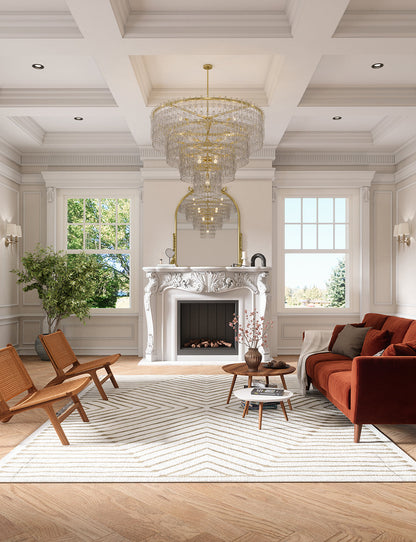 Calator Gold & Ivory Rug