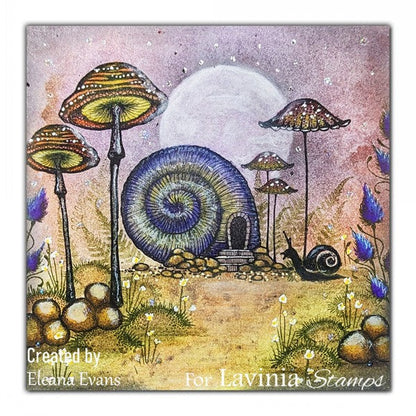 Thistlecap Mushrooms Stamp