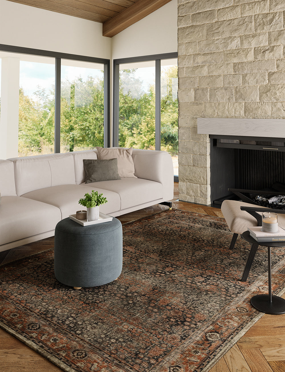 Castanha Brown Rug