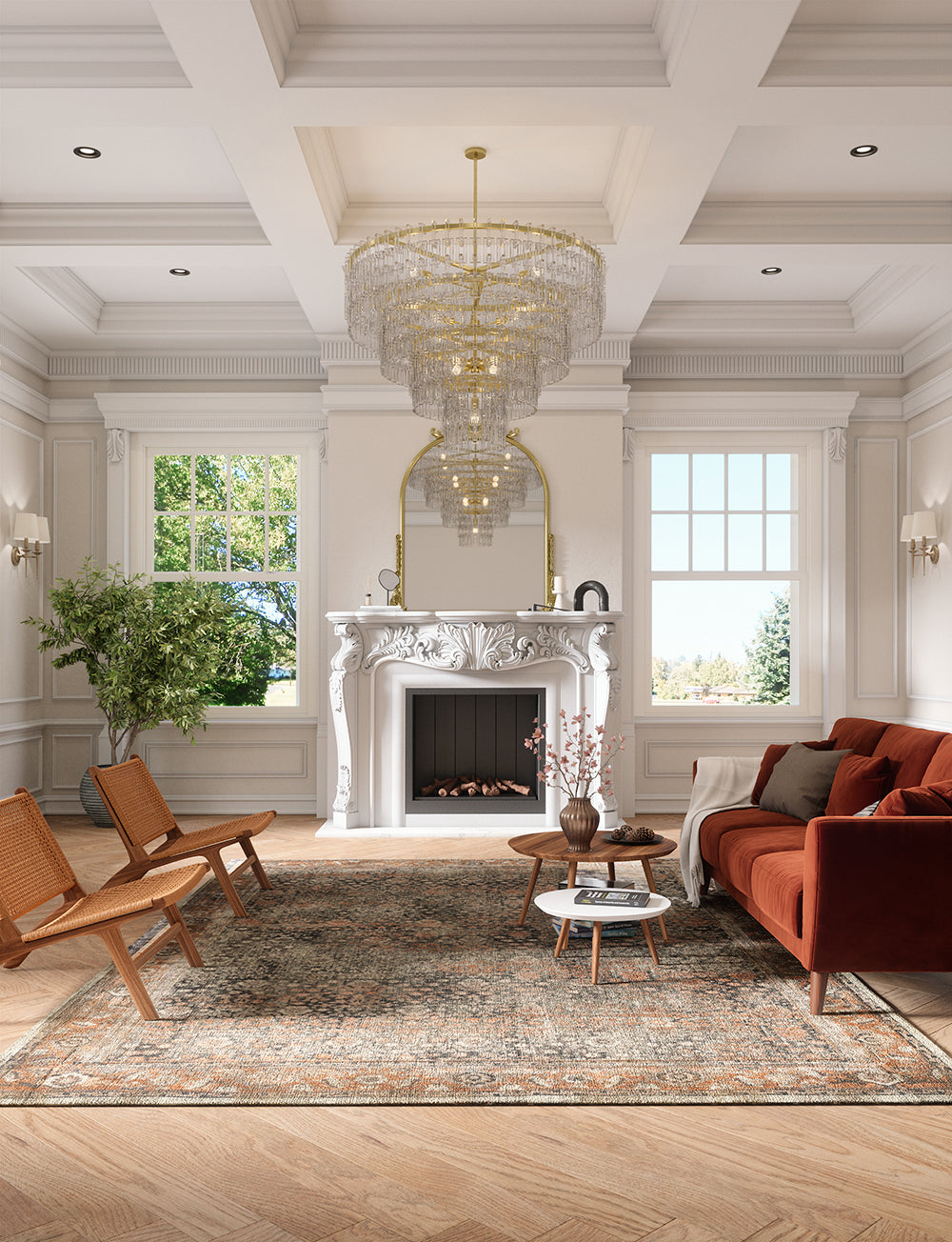 Castanha Brown Rug