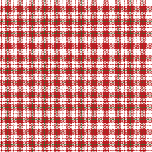 Christmas Plaid Adhesive Vinyl Pattern 4