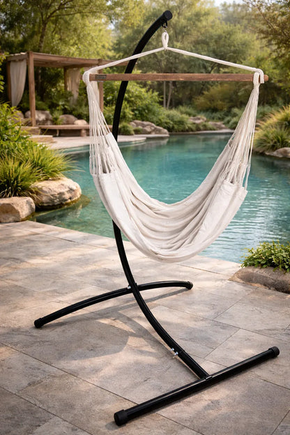 Colombian Hammock Chair with Universal Chair Stand