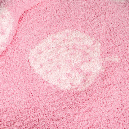 Cotton Candy Strawberry Print Extended Throw