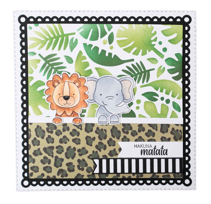 CCL Mask Layering Tropical Leaves Friendz 210x148x1mm 1 PC nr.118