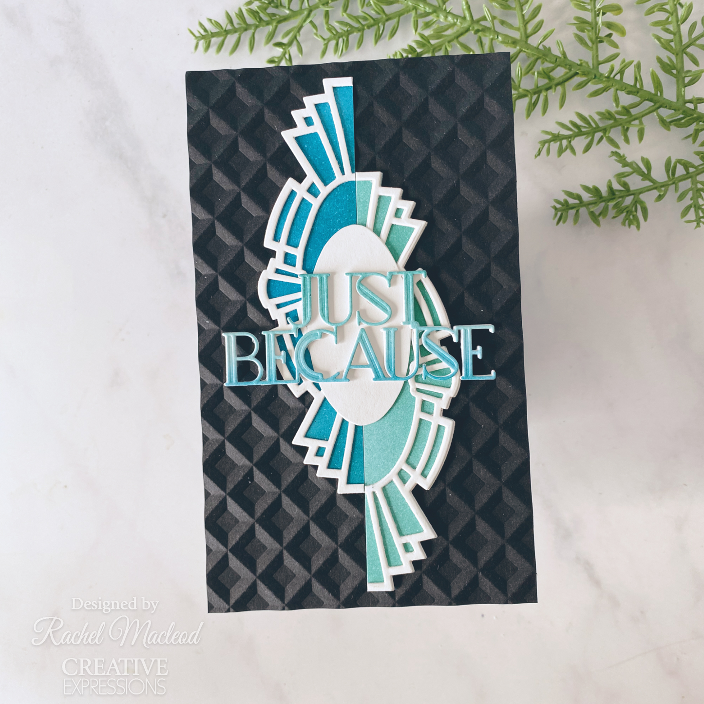 Creative Expressions Sue Wilson Mini Expressions Art Deco Just Because Craft Die