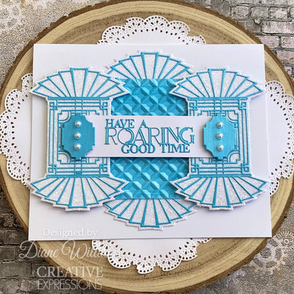 Creative Expressions Sue Wilson Mini Expressions Art Deco Have A Roaring Good Time Craft Die