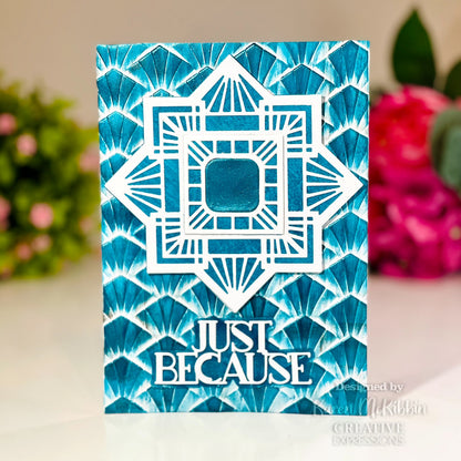 Creative Expressions Sue Wilson Mini Expressions Art Deco Just Because Craft Die