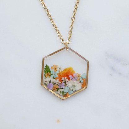 Collier bouquet - hexa (moyen)