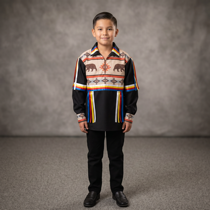Bear Youth Ribbon shirt