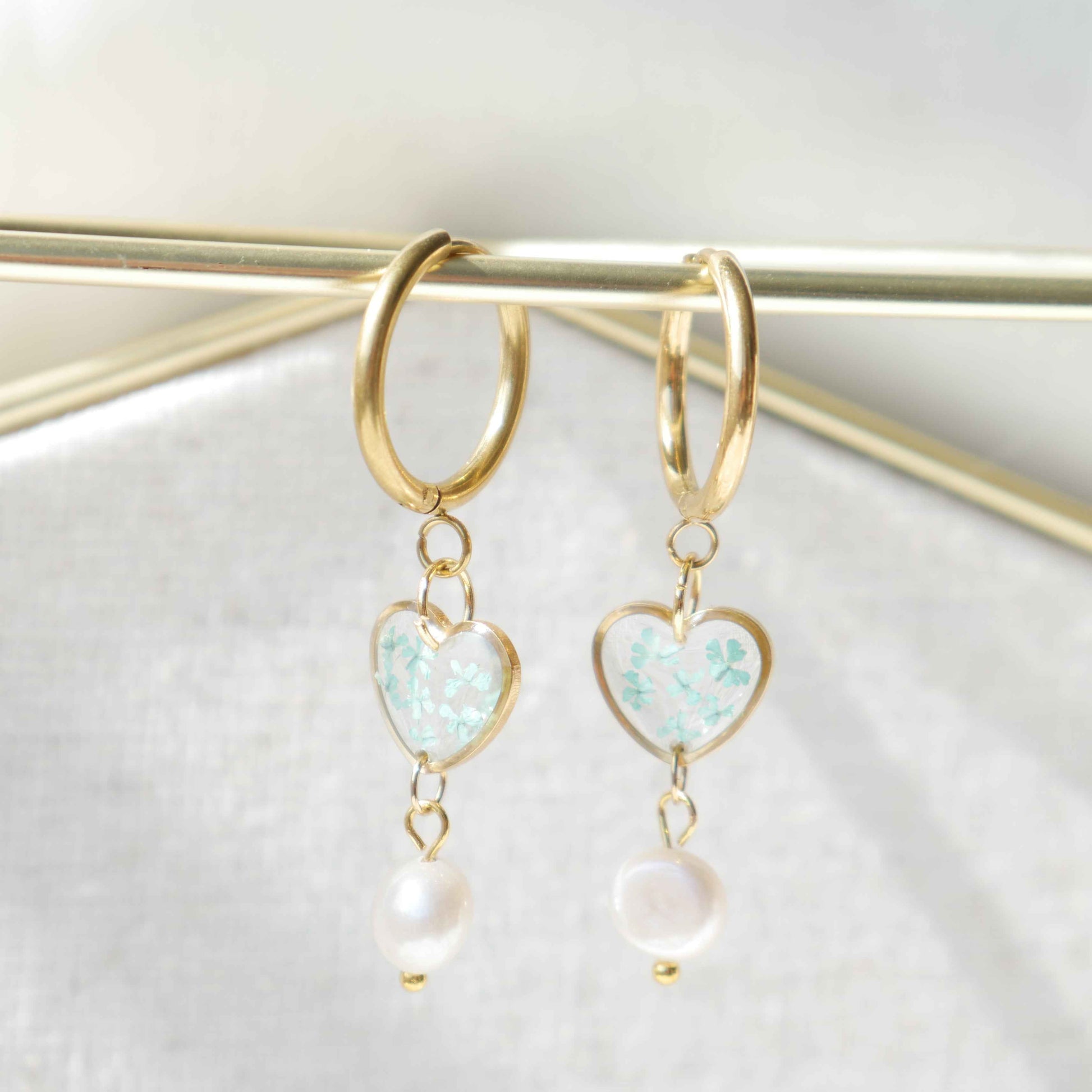 Boucles d'oreilles Perla - Lola (medium) petit coeur