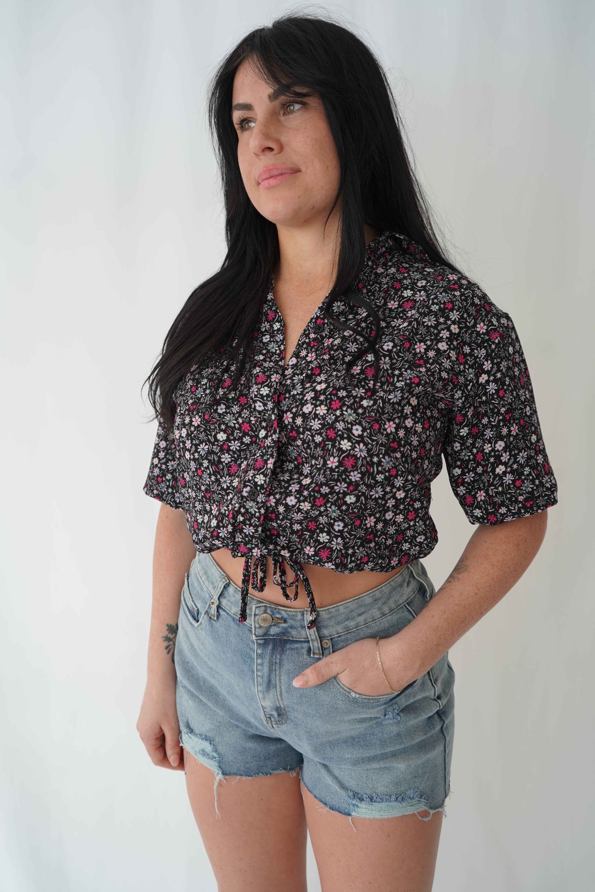 Chemise popsicle - Fleuri