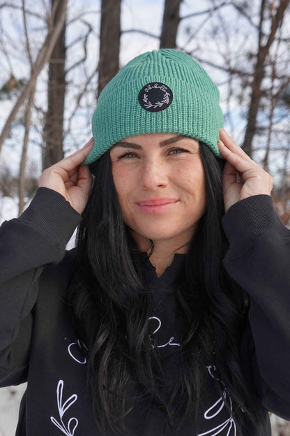 Tuque en laine menthe