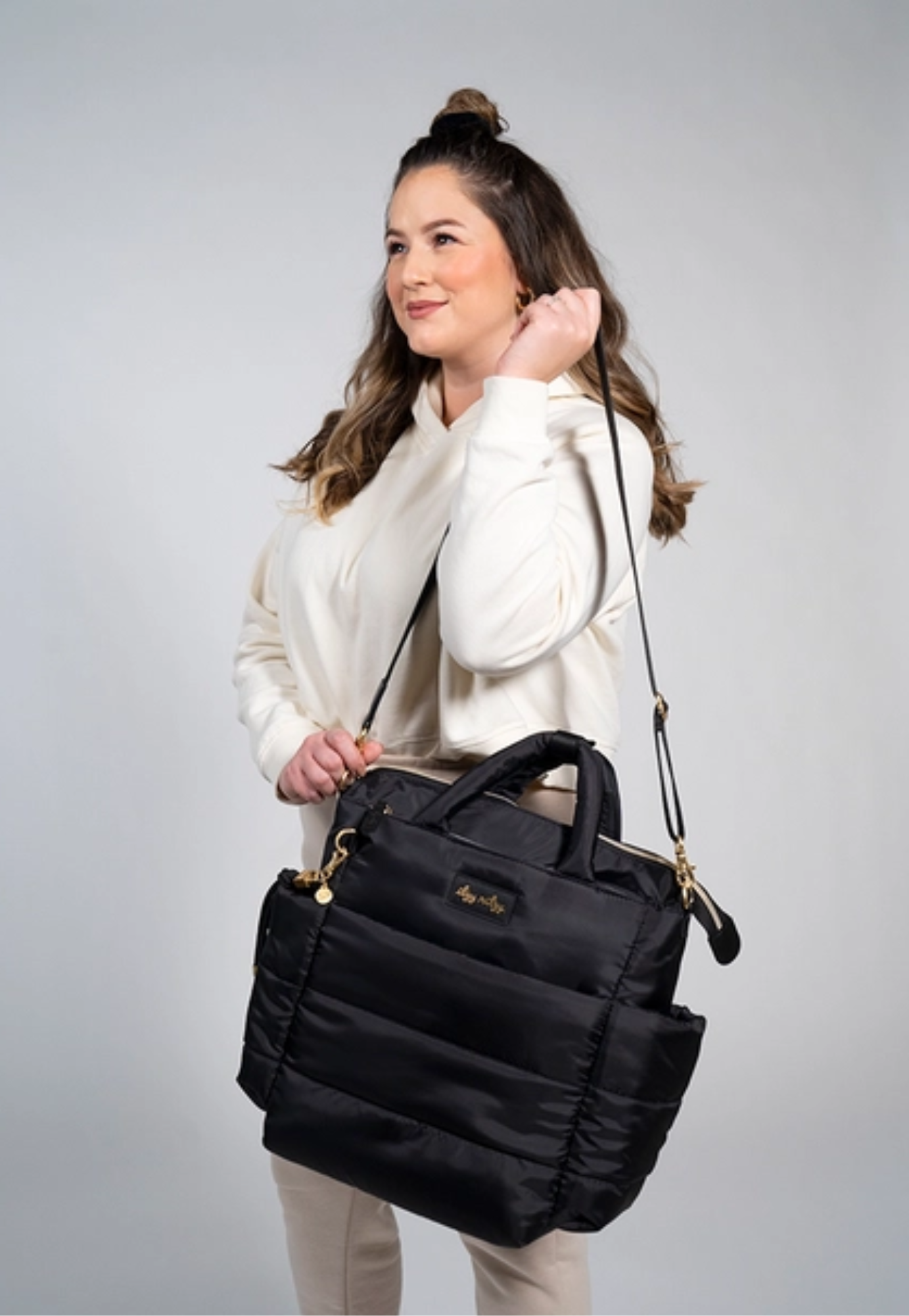 Dream Convertible Midnight Black Diaper Bag