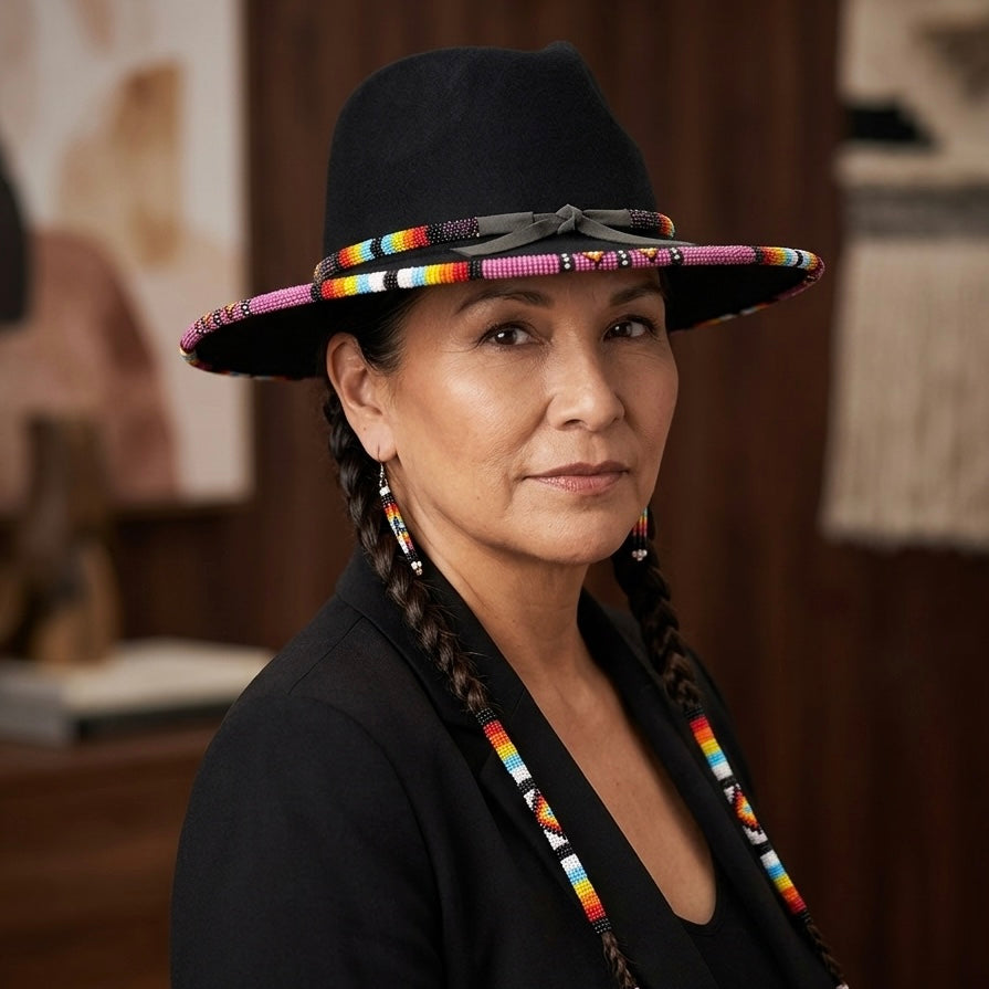 Size- 56 Beaded  Hat