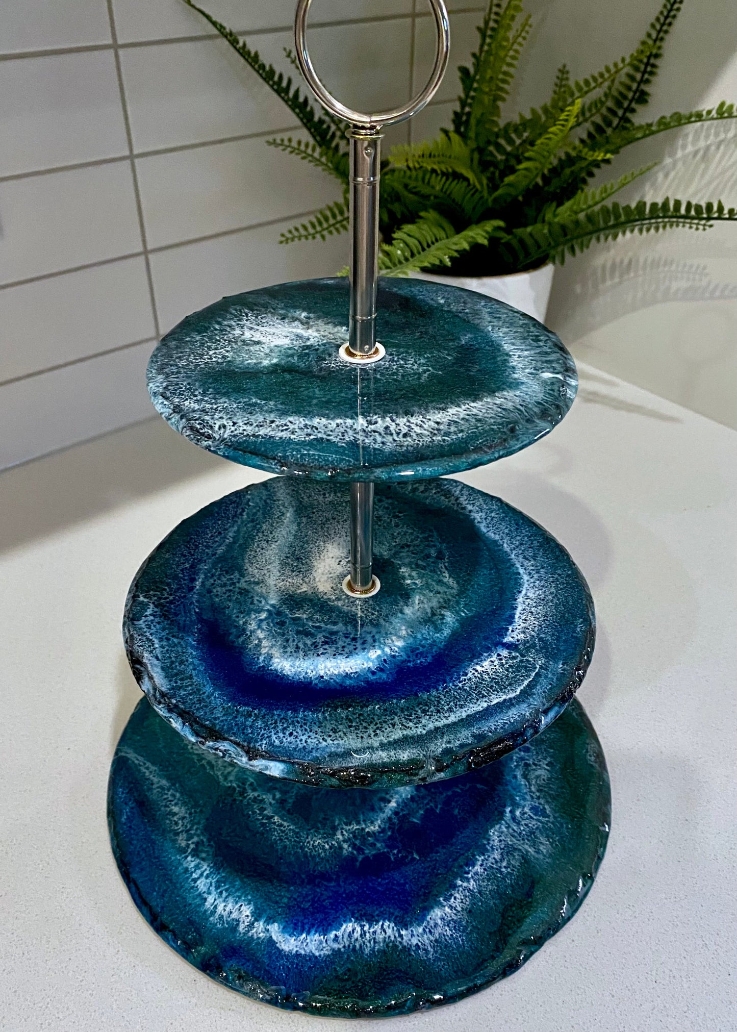 Slate Tiered Serving Platter - AURABAGS SHOP