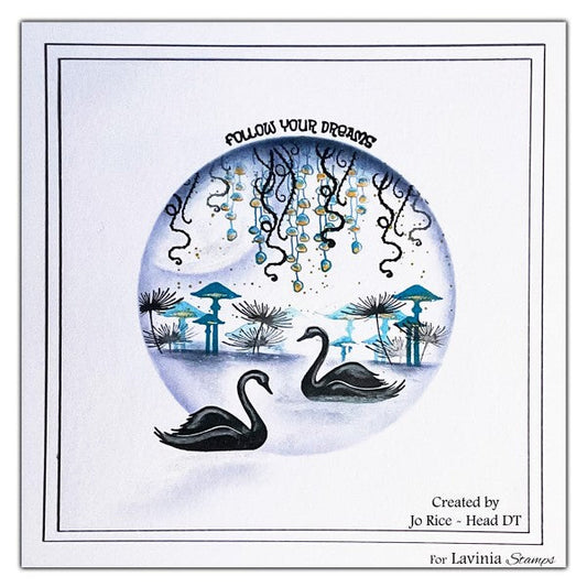 Lavinia Stamp - Swans