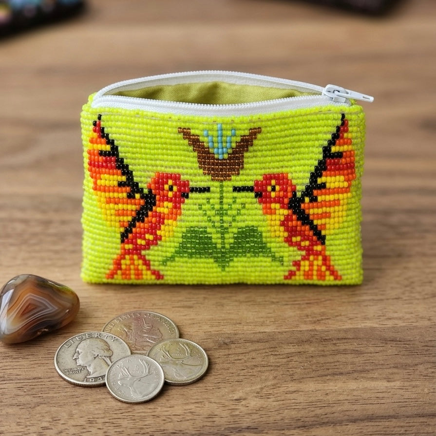 OLDTRIBES™ HummingBird Beaded coin purses
