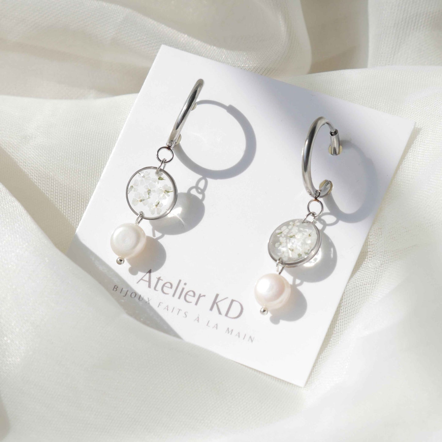 Boucles d'oreilles Perla  - Lola rond