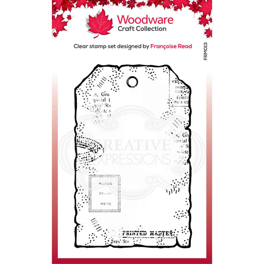 Woodware Clear Singles Small Paper Tag