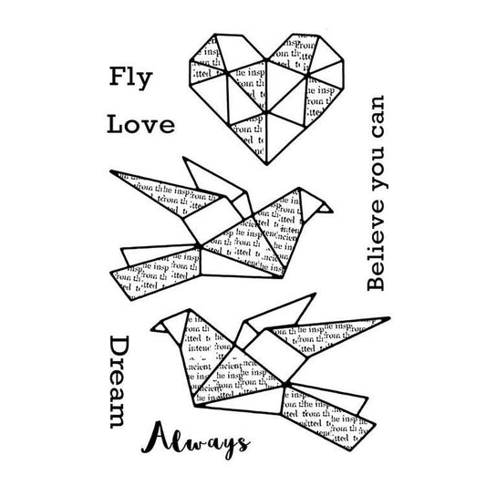 Woodware Clear Singles Paper Birds