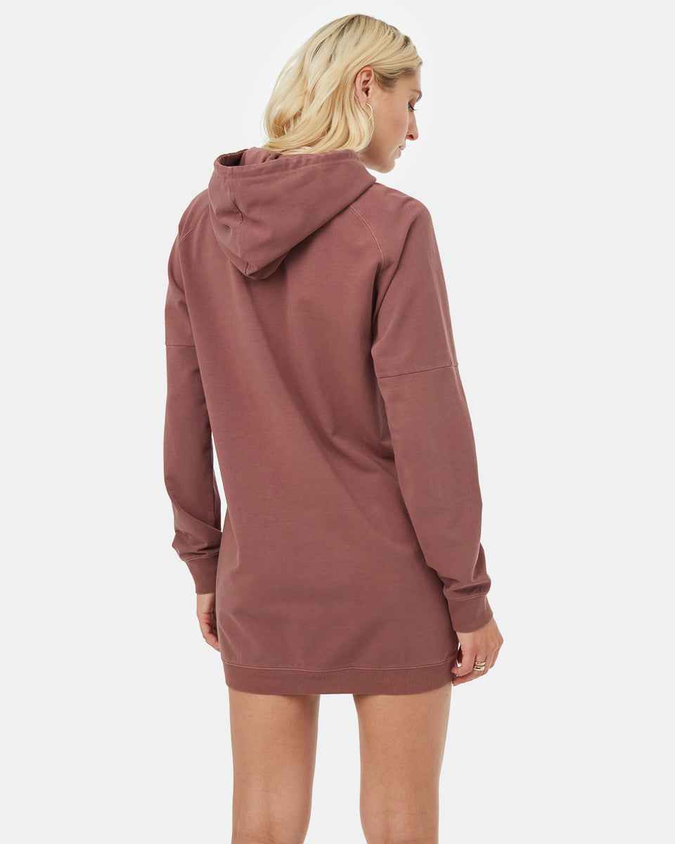 Oversized French Terry Hoodie Dress