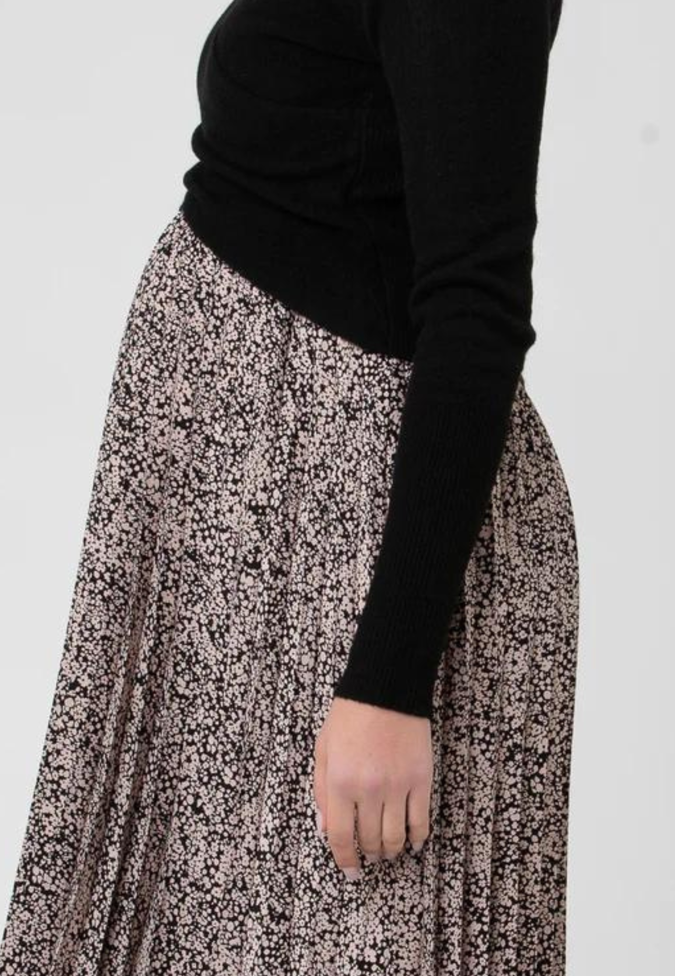 Florence Pleat Maternity Skirt